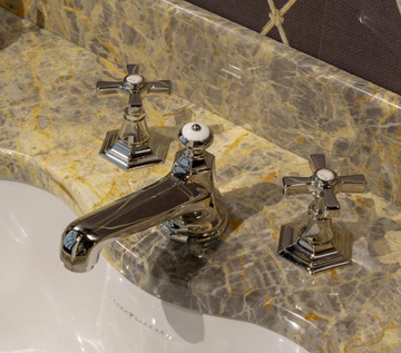 CROWE - 3 hole washbasin tap with individual rosettes by Park Avenue - view 3